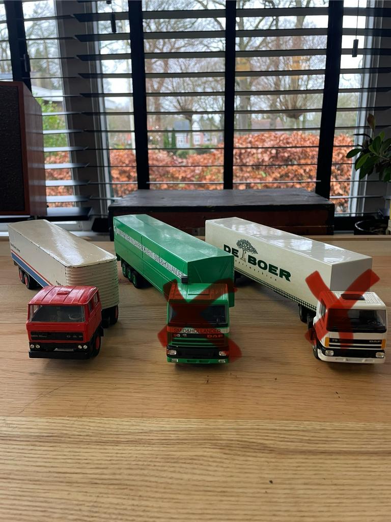 Lion Car DAF - 2800, 95, 75 - Smid & Hollander, De Boer, Ophalen of Verzenden, Bus of Vrachtwagen, Lion Toys