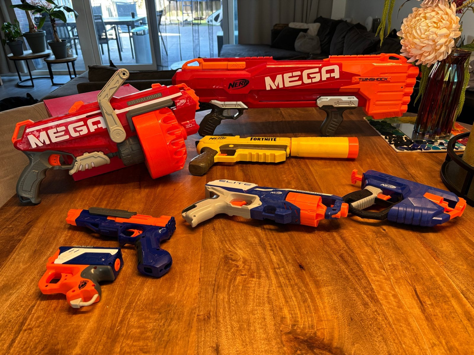 Grote Nerf-collectie met 7 blasters en veel pijltjes, Ophalen, Gebruikt, Jongen of Meisje