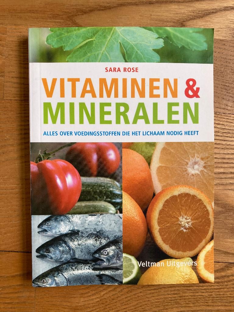 Boek Vitaminen & Mineralen - Sara Rose nieuw, Boeken, Ophalen of Verzenden, Nieuw, Gezondheid en Conditie