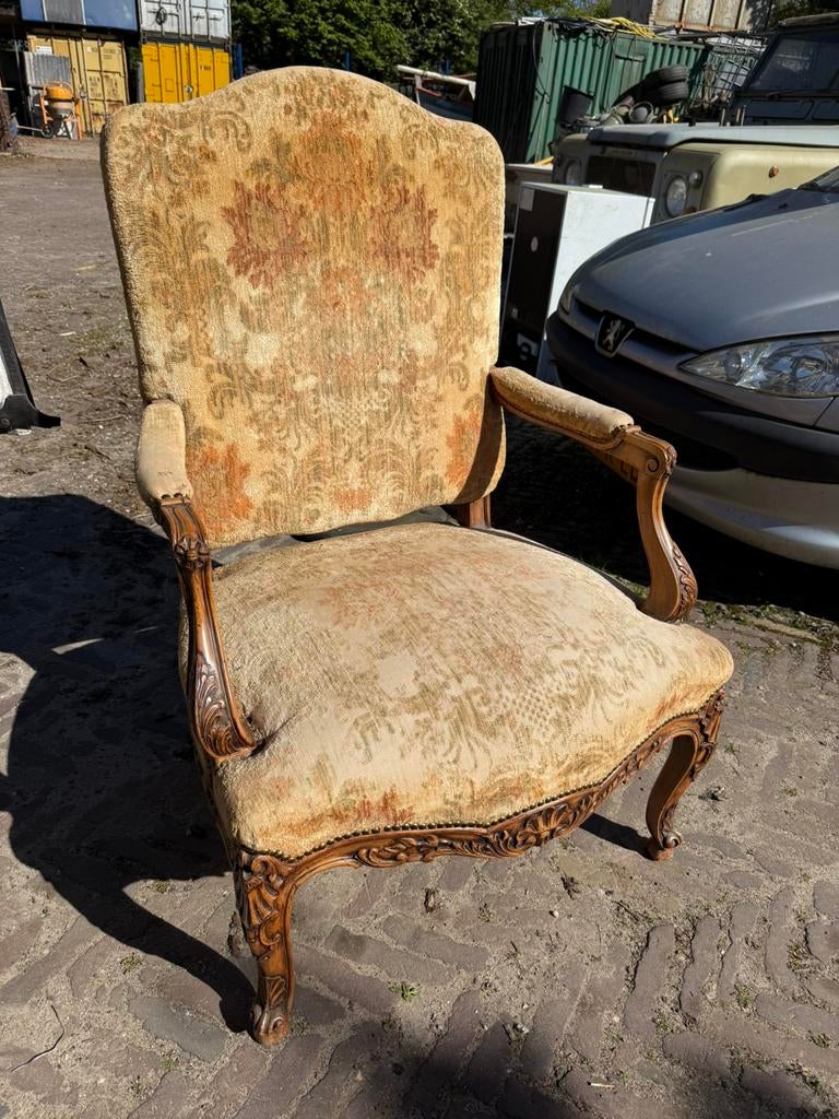 Grote barok / Louis XV stoel, Ophalen