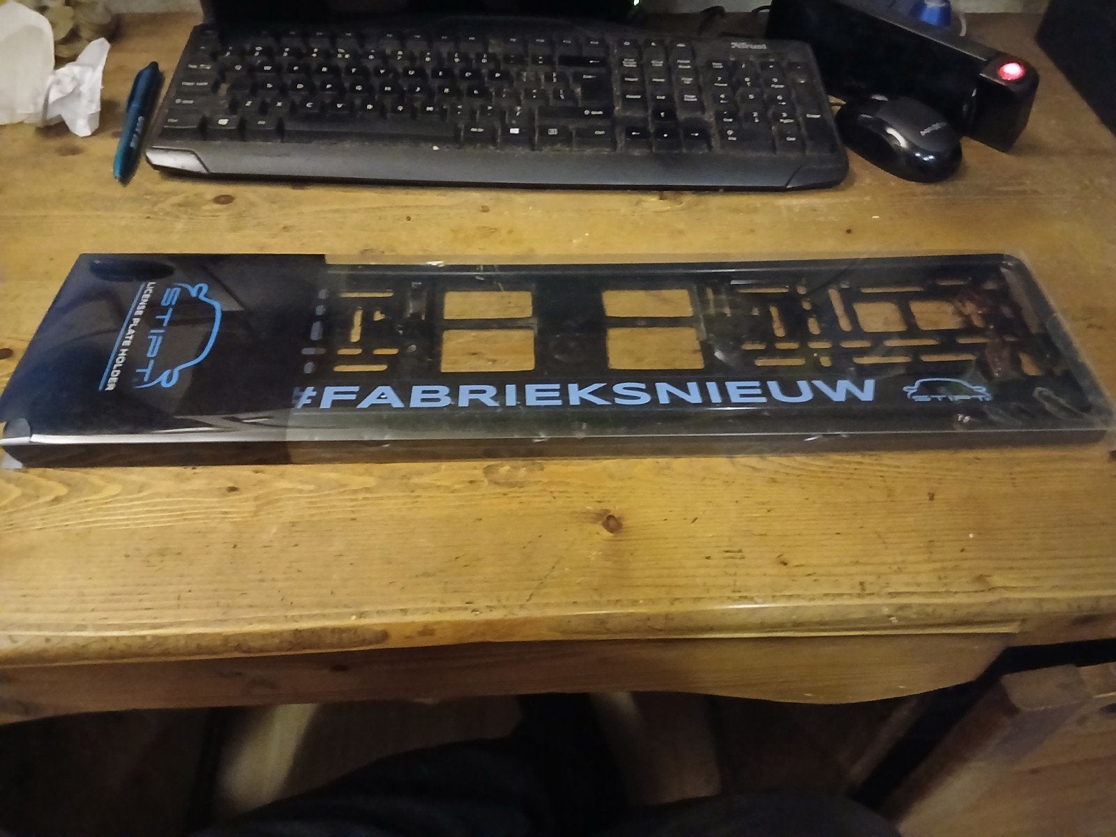 Stipt Kentekenplaathouder - Fabrieksnieuw, Ophalen, Nieuw