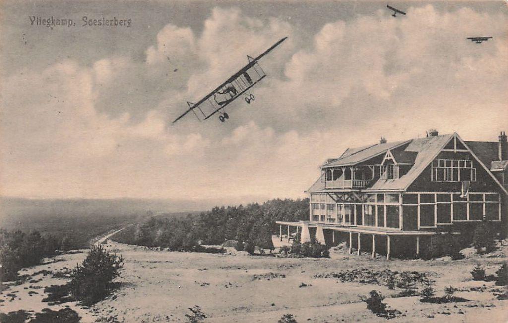 AM145 Vliegkamp Soesterberg vliegtuig militair ca. 1920, Verzenden, Voor 1920, Gelopen, Utrecht