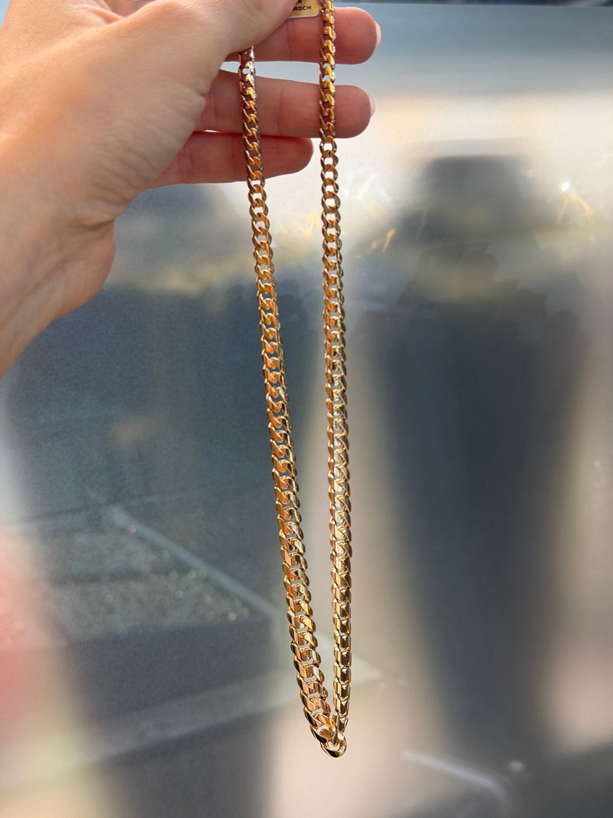 18KT Goud - 50 Gram - Ketting -CUBAN -Damesketting - Collier, Ophalen, Nieuw, Goud