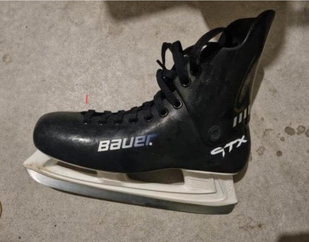 Bauer IJshockey schaatsen maat 11, Ophalen of Verzenden, Gebruikt, IJshockeyschaatsen, Bauer