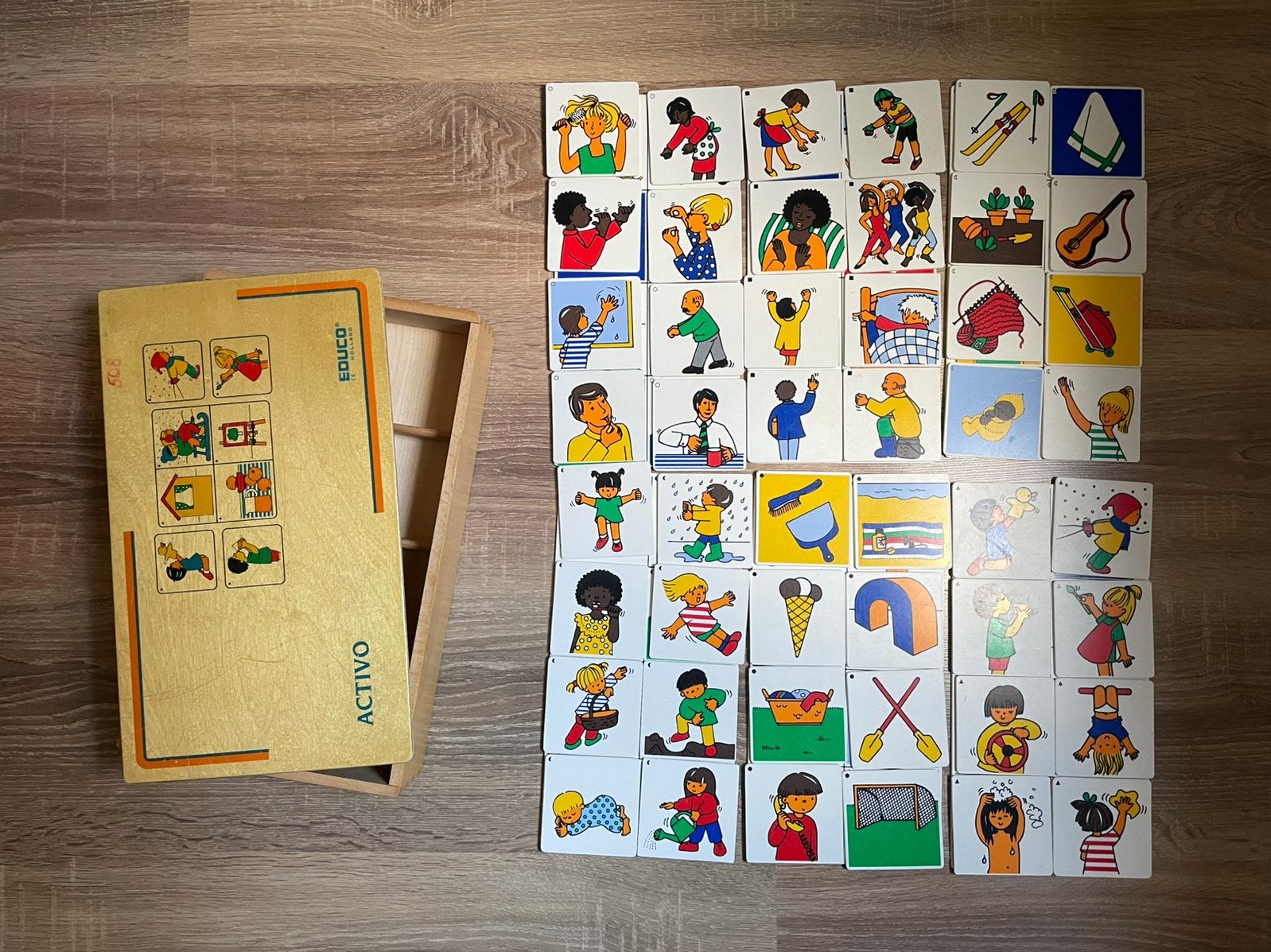 Educo activo spel - compleet - educatief speelgoed, Ophalen of Verzenden, 10 tot 50 stukjes, Zo goed als nieuw