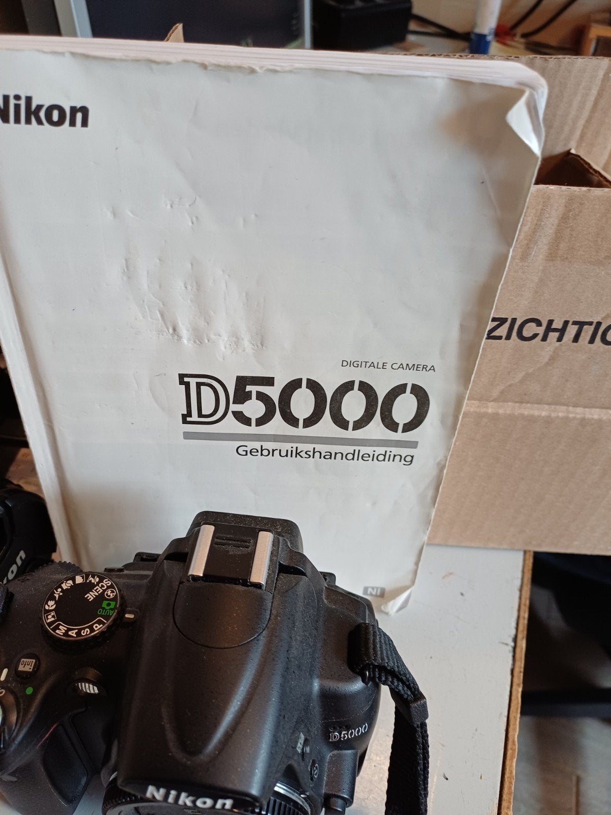 Nikon D5000 Spiegelreflexcamera met 18-55mm lens, Gebruikt, Spiegelreflex, Ophalen of Verzenden, Nikon