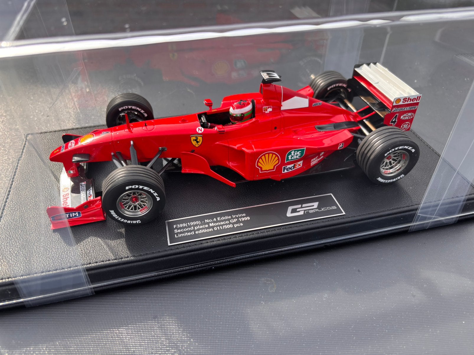 Ferrari F399 Irvine GP Monaco 1999 GP Replicas 1:18 ! C4F, Overige merken, GP Replicas, ., Nieuw