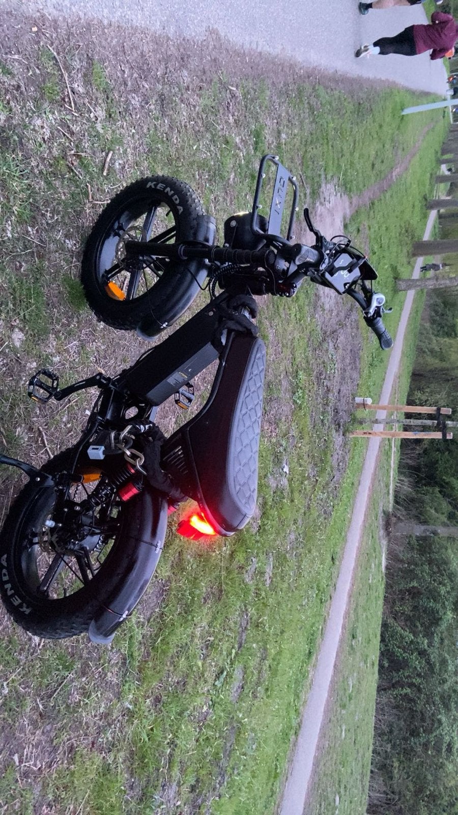Stoere Fatbike met achterzitje en telefoonhouder, Overige merken, Gebruikt, Ophalen of Verzenden, 51 tot 55 cm