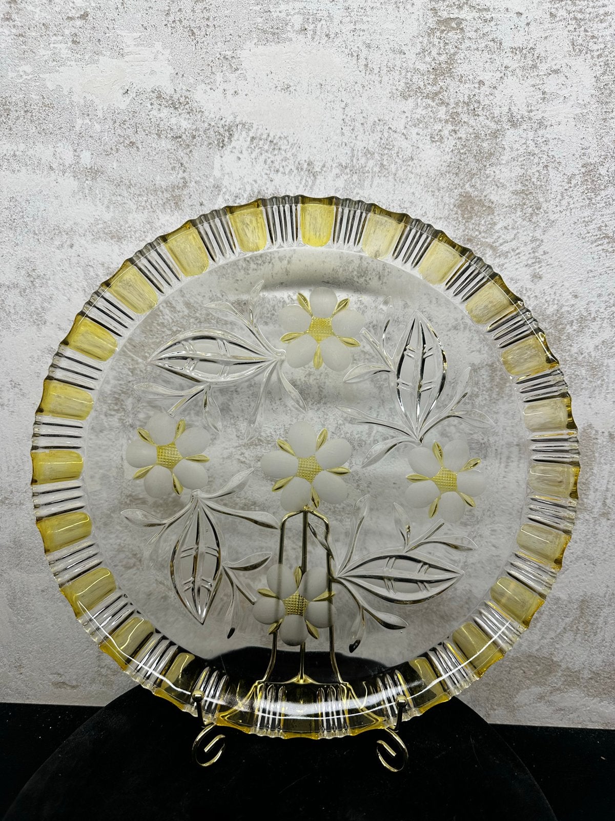 Vintage Kristalglazen Serveerschaal - Walther Glas, Verzenden