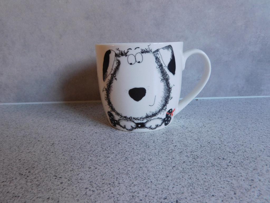 Mok 250 ml. Ruff & Tumble Dogs Bema, Overige typen, Ophalen of Verzenden, Zo goed als nieuw, Overige stijlen