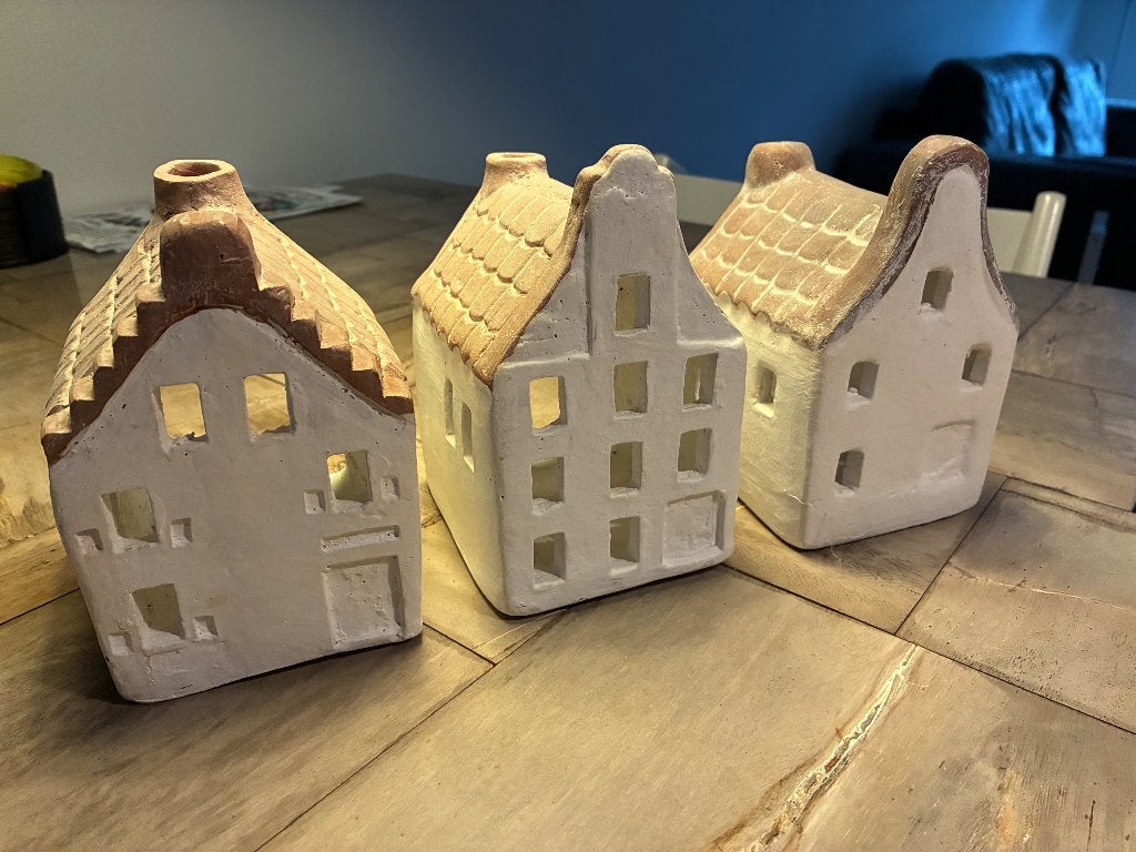 Riviera maison huisjes, Ophalen, Zo goed als nieuw, Steen, Aardewerk of Keramiek