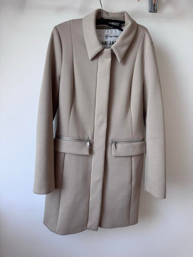 Giacomo the Jacket jas maat m, Kleding | Dames, Ophalen of Verzenden, Zo goed als nieuw, Maat 38/40 (M), Beige