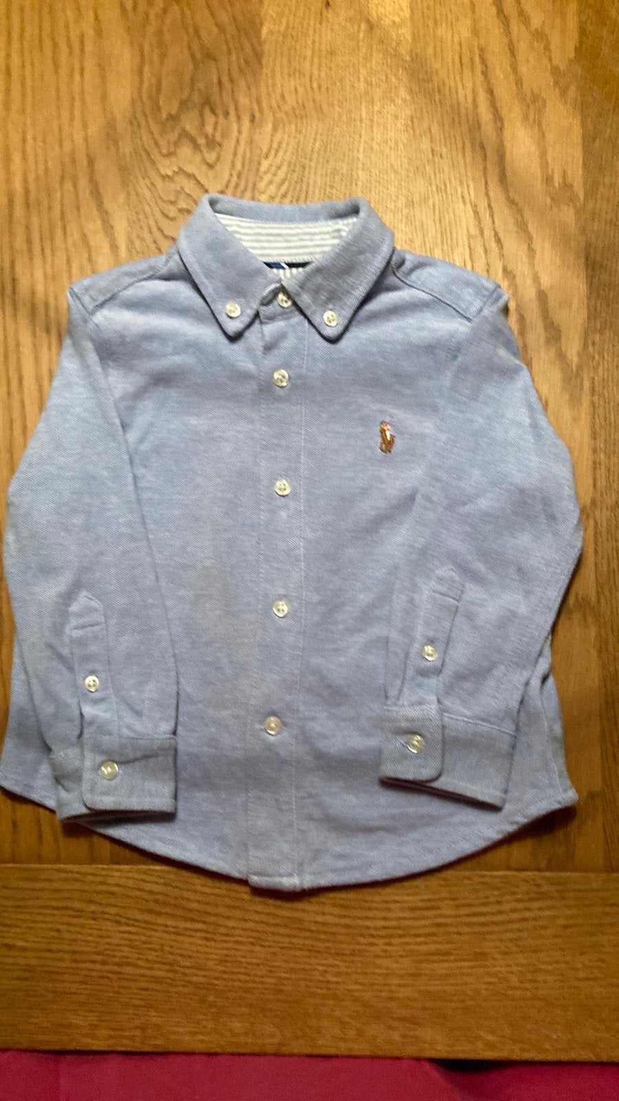 Jongens  blouse. Ralph Lauren 18 mnd, Ophalen of Verzenden, Zo goed als nieuw, Jongetje, Shirtje of Longsleeve