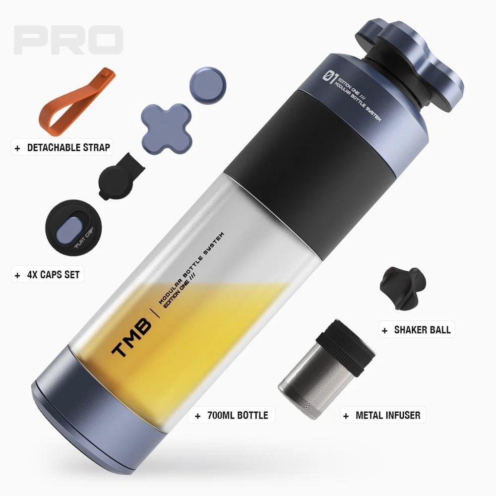 TMB Drinkfles - ModularBottle Pro - Blauw - Tall, Ophalen of Verzenden, Zo goed als nieuw