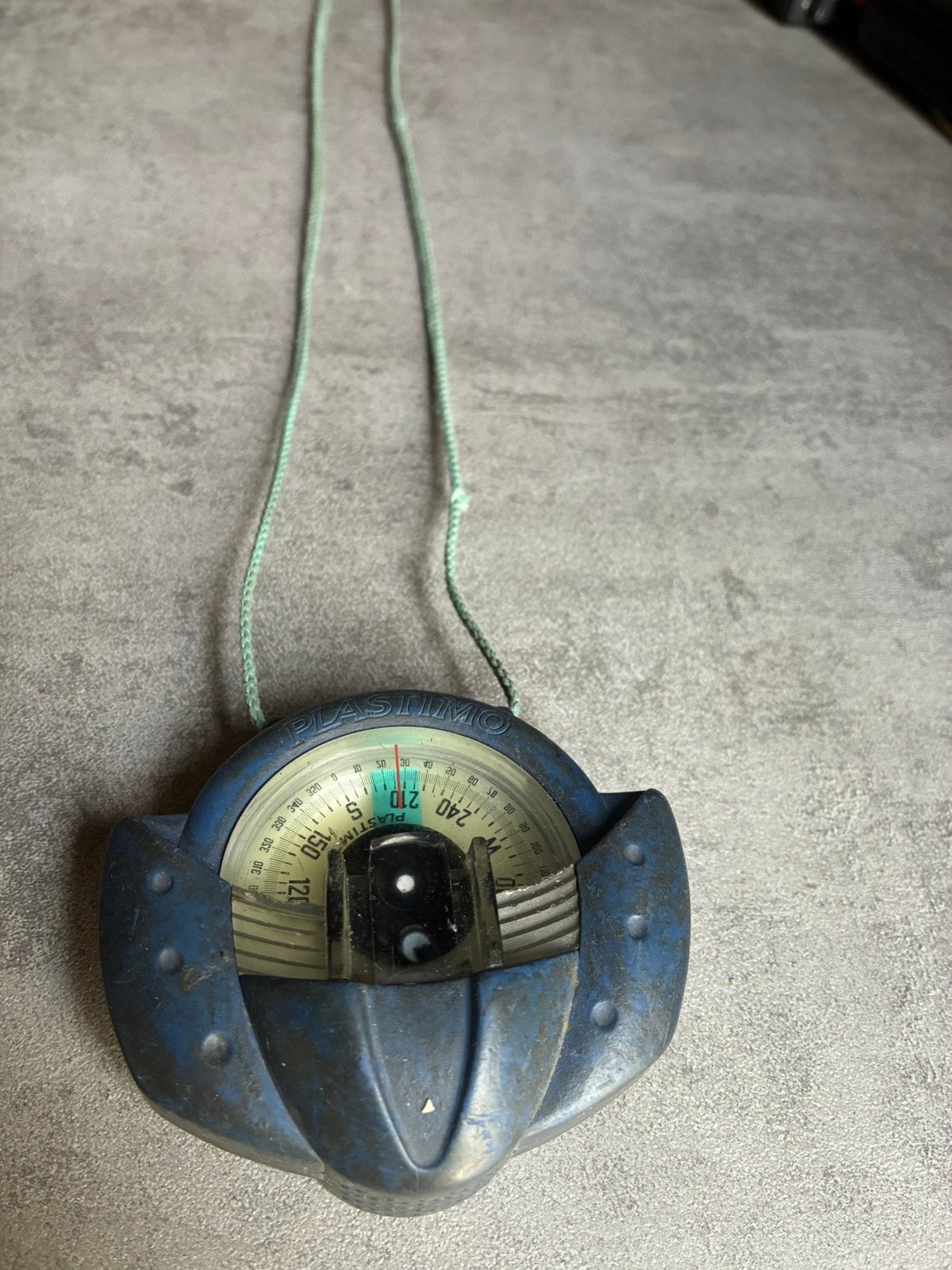 Plastimo Iris 50 Handpeilkompas Blauw, Watersport en Boten, Ophalen of Verzenden, Gebruikt, Gps of Kompas