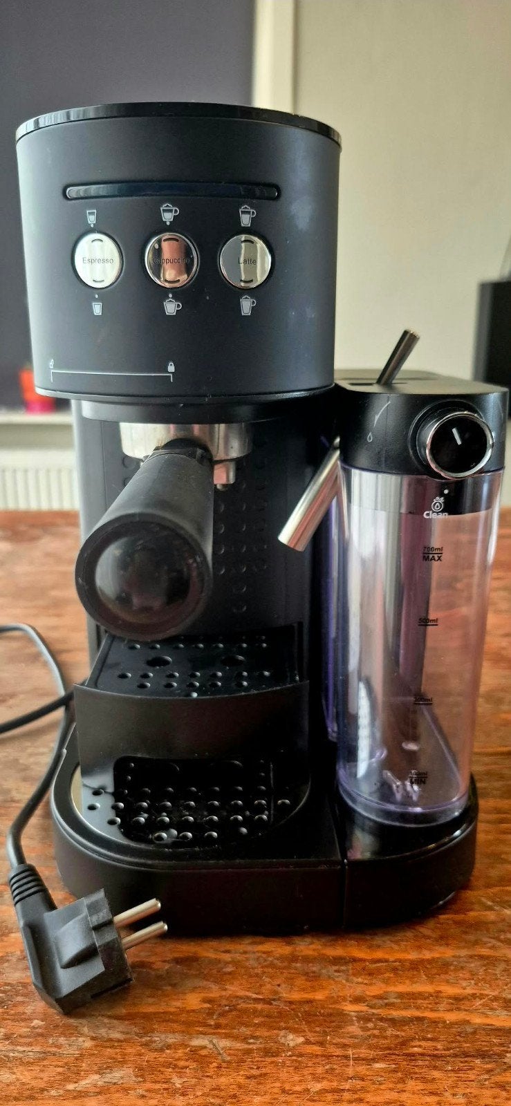 Blumill Espressomachine voor Espresso, Cappuccino en Latte, Afneembaar waterreservoir, Espresso apparaat, Gemalen koffie, Ophalen of Verzenden