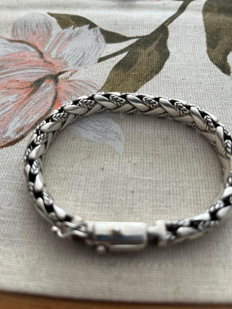 ZGAN Buddha to Buddha zilveren armband 20 cm, Sieraden, Tassen en Uiterlijk, Ophalen of Verzenden, Zo goed als nieuw, Zilver