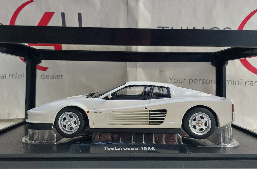 KK-Scale 1:18 Ferrari Testarossa 1986 wit nieuw in doos, Ophalen of Verzenden, Nieuw, Auto, Overige merken
