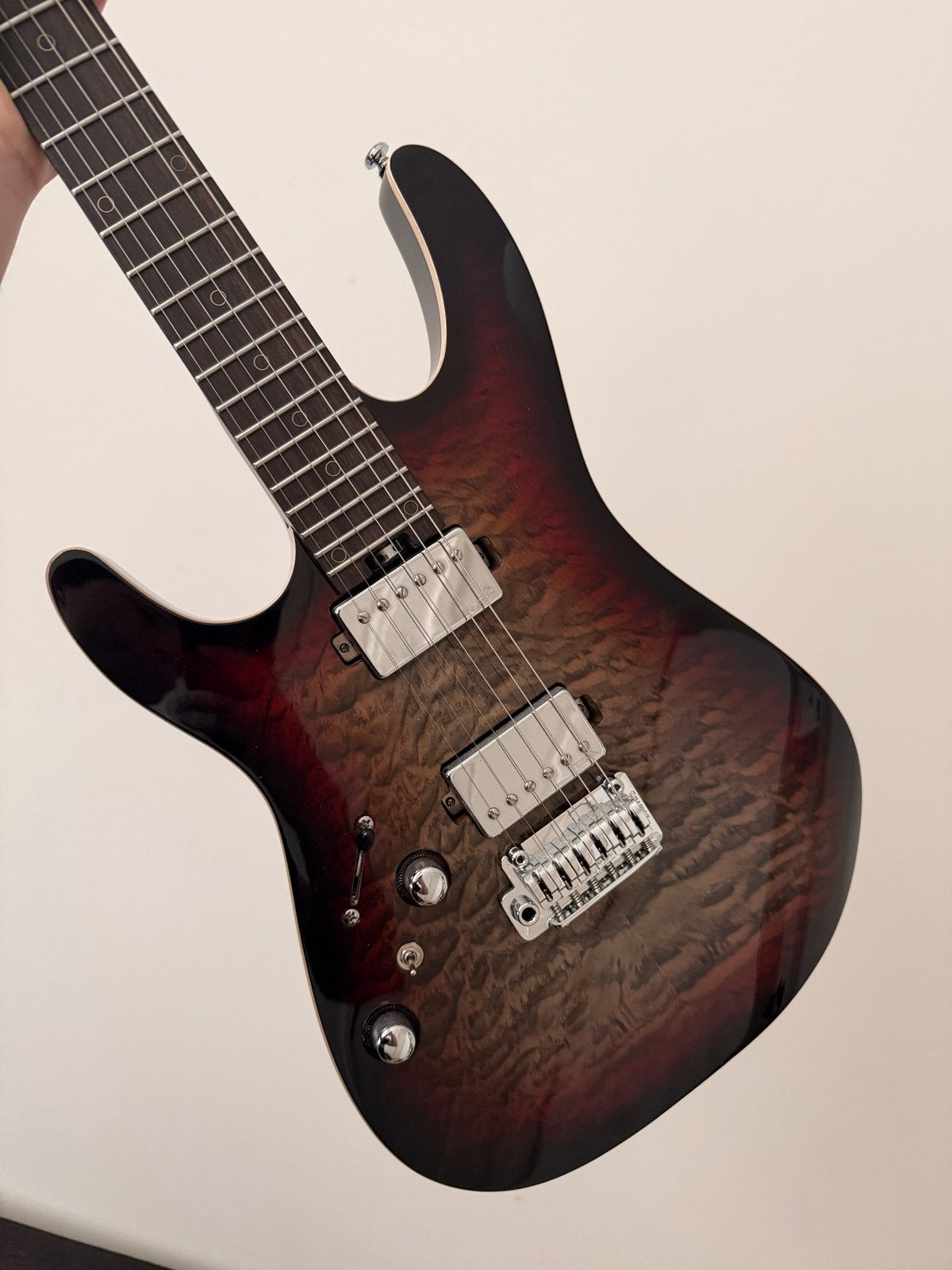 Harley Benton Fusion-III linkshandig, Muziek en Instrumenten, Ophalen of Verzenden, Zo goed als nieuw, Solid body, Overige merken