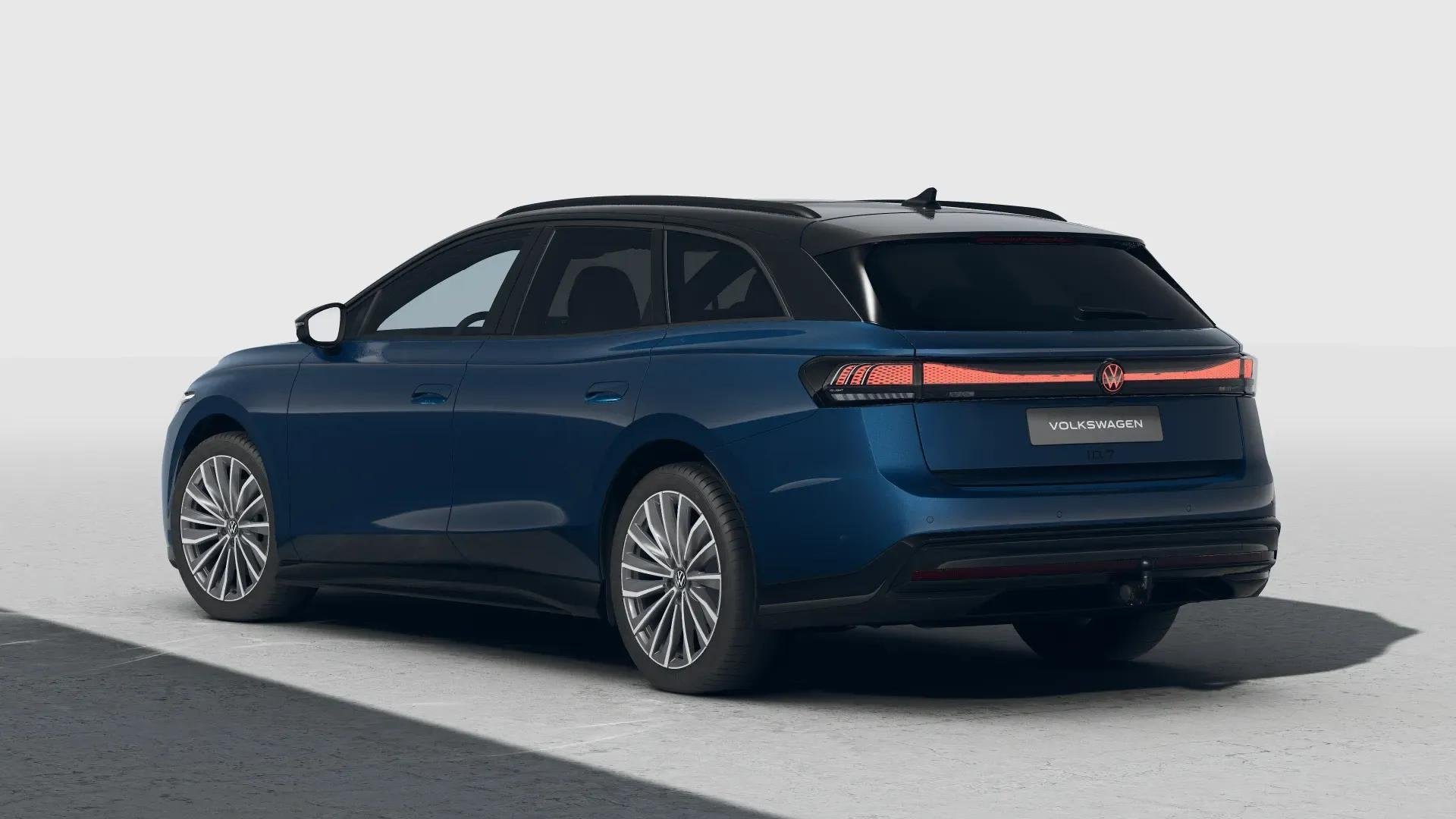 Volkswagen ID.7 Tourer 204pk Limited Edition Plus 59 kWh | T, Auto's, Volkswagen, 12 maanden, Achterwielaandrijving, Zwart, Blauw