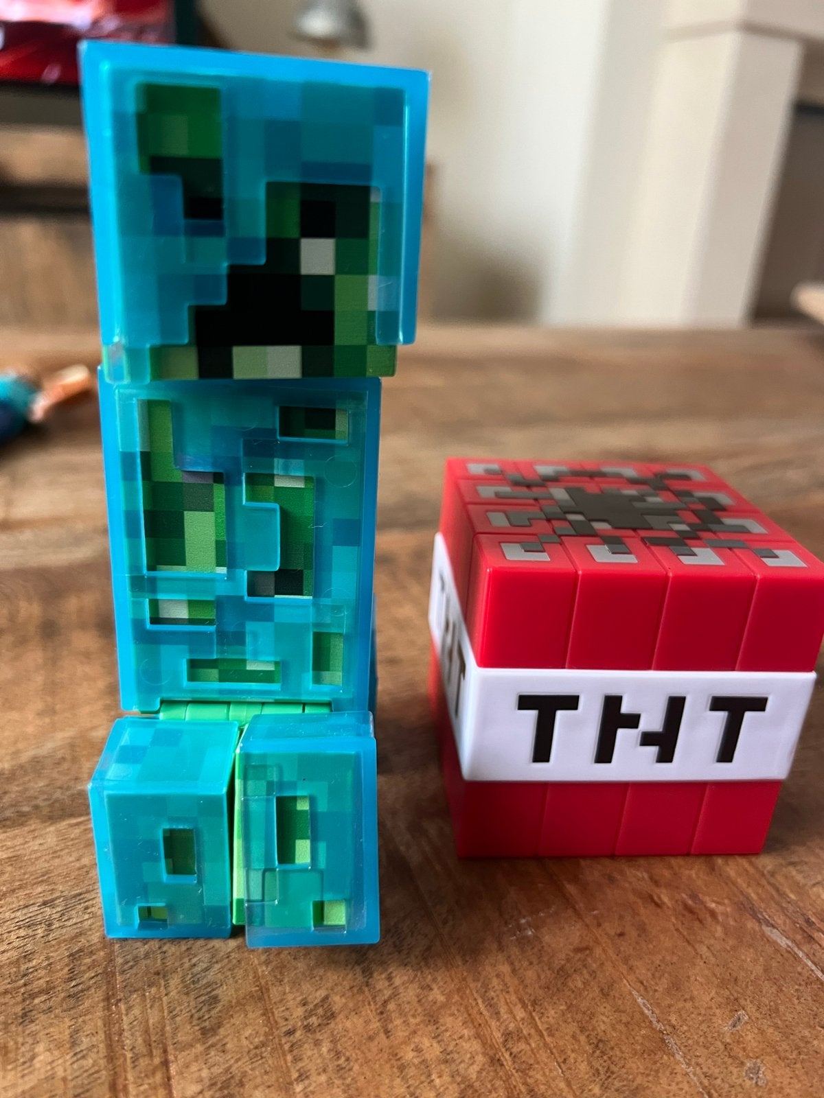 Minecraft Diamond Level Creeper Mattel HLL31 - Compleet!, Ophalen of Verzenden, Zo goed als nieuw