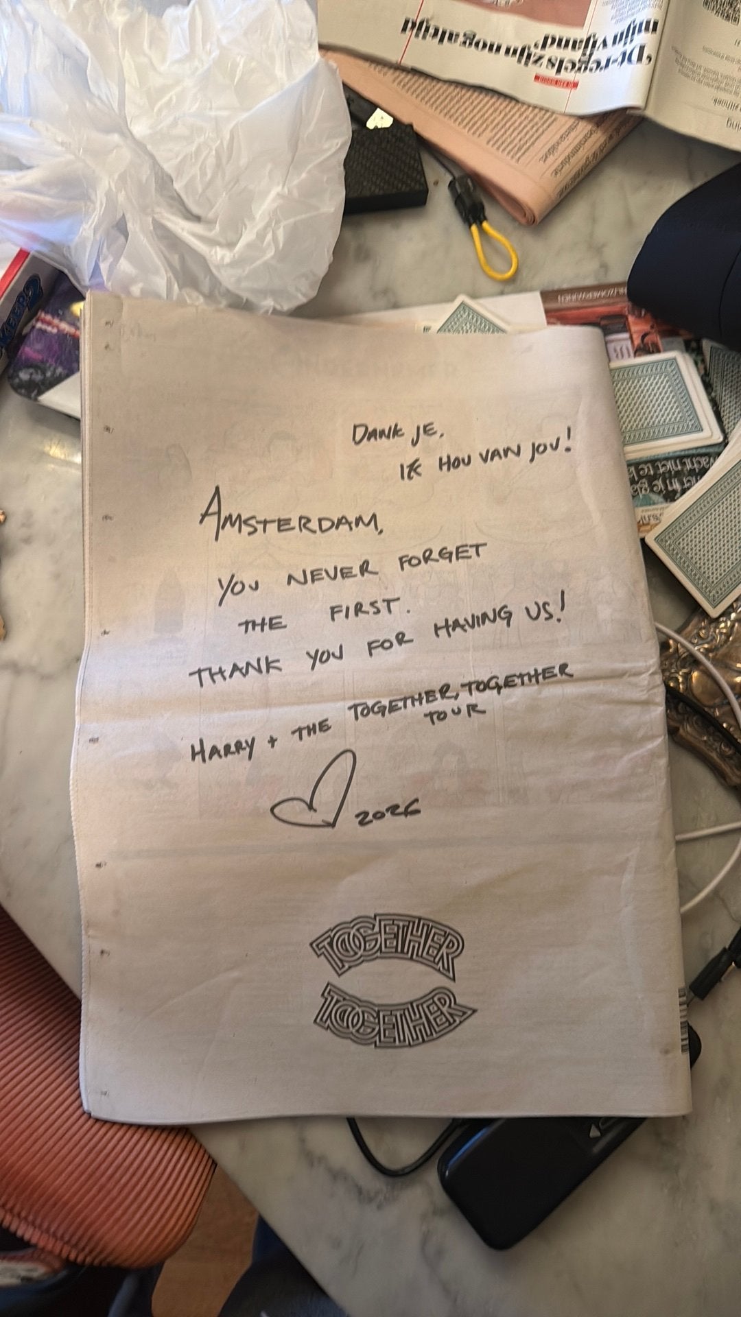 Harrystyles ophalen voor 100 verzenden vanaf 100 euro bieden, Eén persoon
