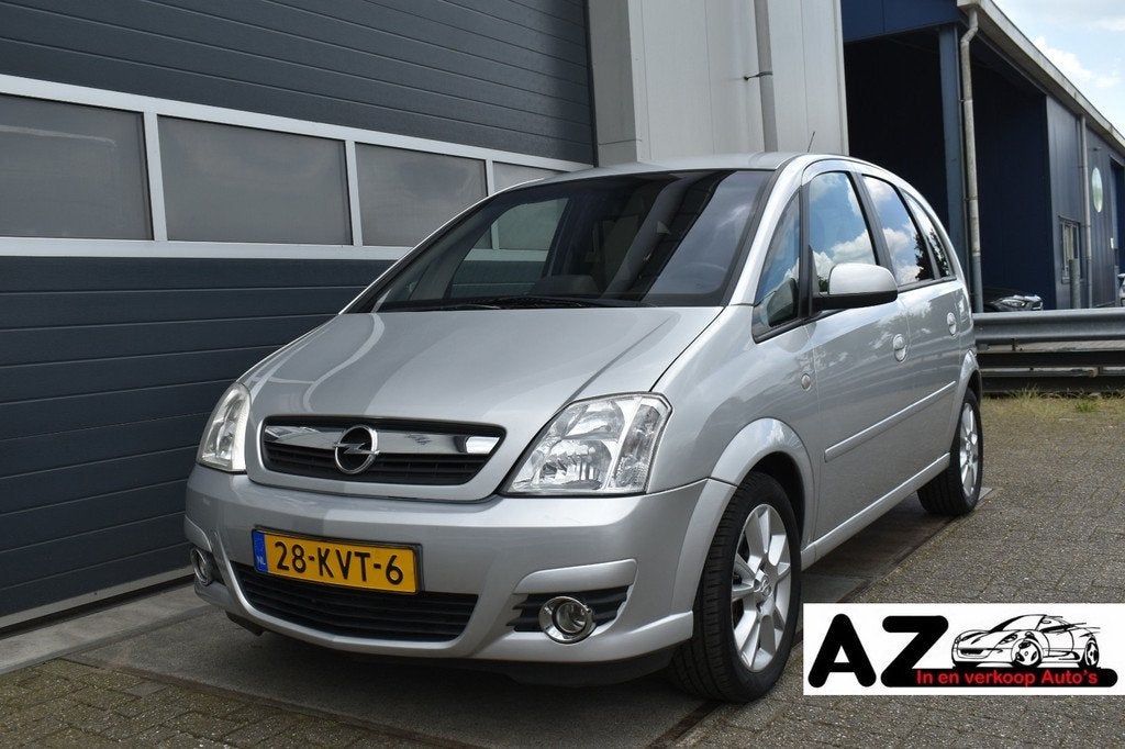 Opel Meriva 1.6-16V Cosmo automaat, Auto's, Opel, Gebruikt, 4 cilinders, Leder en Stof, Origineel Nederlands