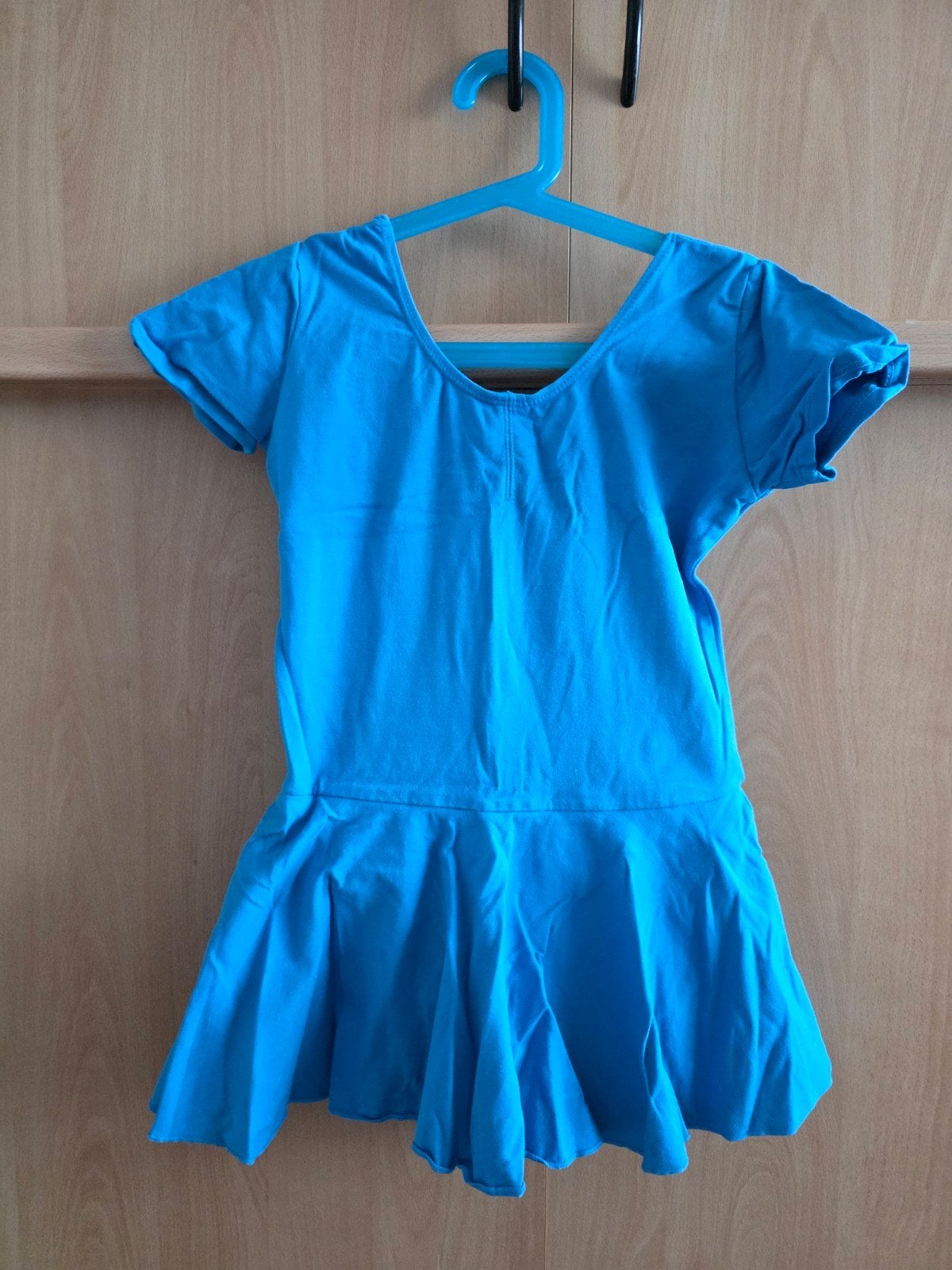 Blauw balletpakje met rokje en balletschoenen maat 37, Ophalen of Verzenden, Zo goed als nieuw, Kleding