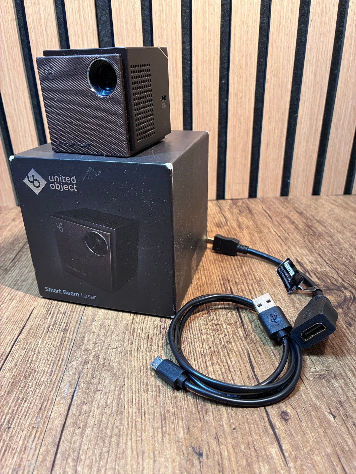 United Object Smart Beam Laser Projector - Compact & Draagba, Audio, Tv en Foto, Ophalen of Verzenden, Gebruikt, LED, Overige resoluties