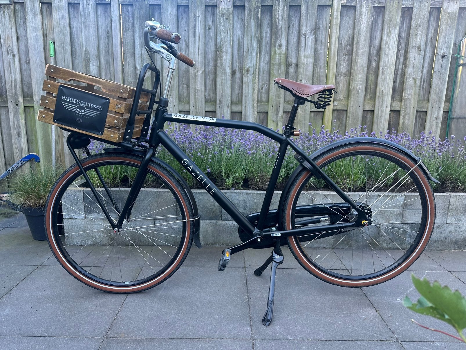 Gazelle Duty NL, vintage stijl. Perfecte staat., Ophalen, Terugtraprem, Gebruikt, Versnellingen