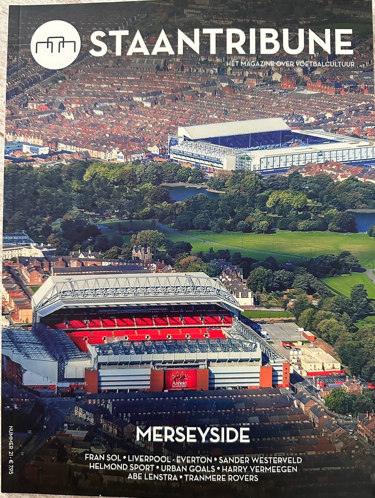 Staantribune nr 21 - Merseyside, Boeken, Ophalen of Verzenden, Zo goed als nieuw, Sport en Vrije tijd