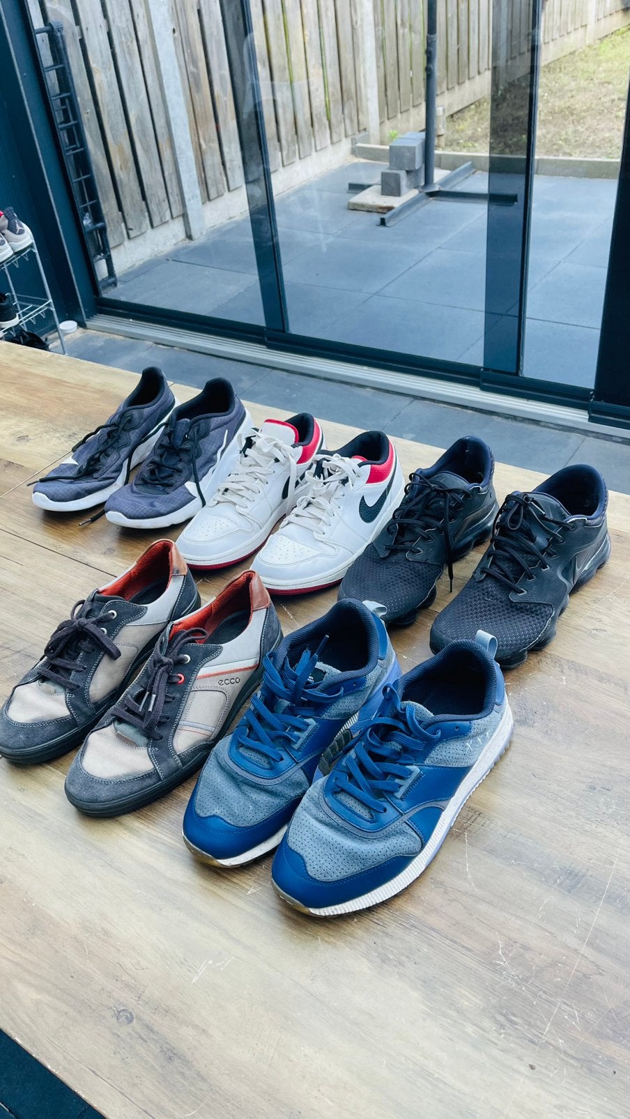 Merkt schoenen maat 43/44 zijn helemaal goed, Ophalen of Verzenden, Zo goed als nieuw, Zwart