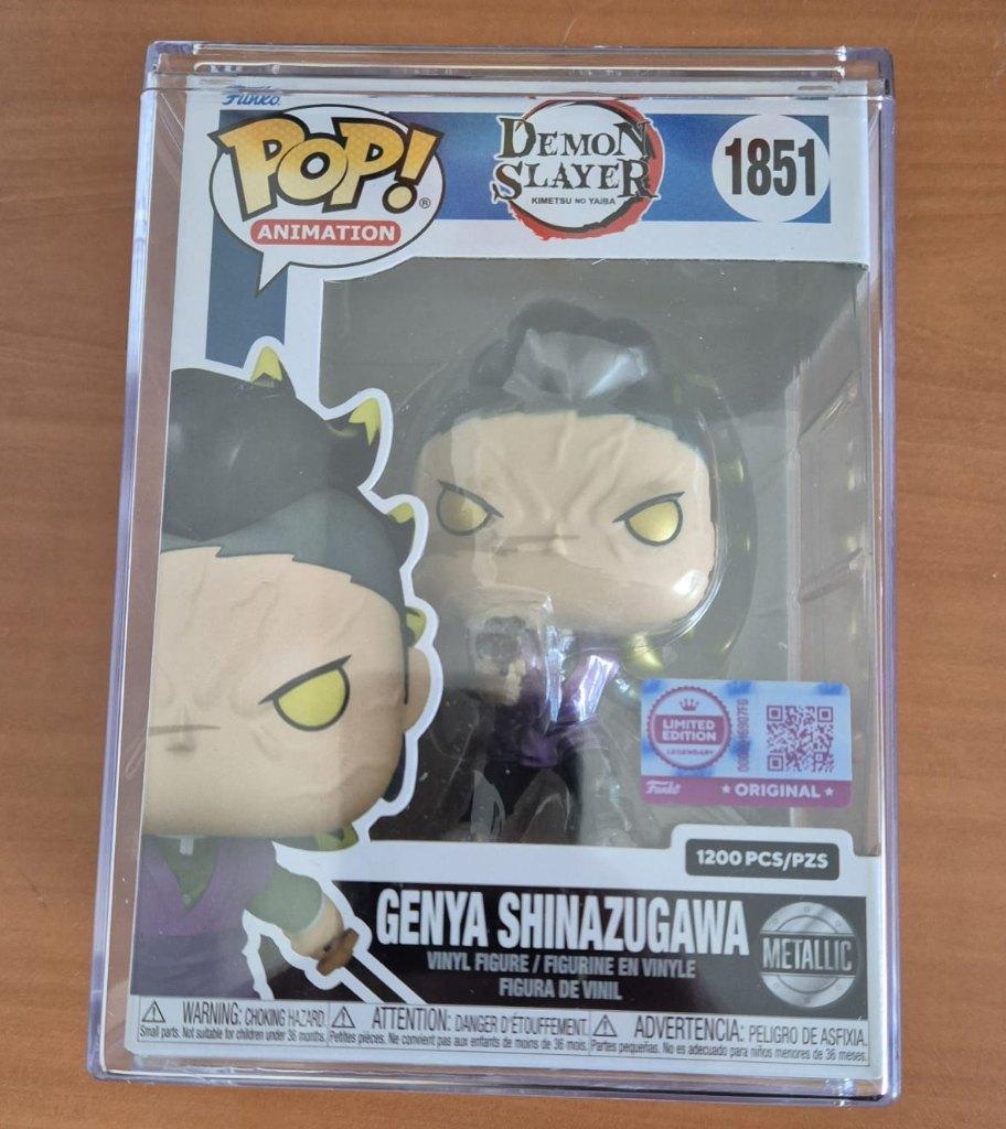 Pop! Demon Slayer Genya Shinazugawa (Demon) (Metallic) #1851, ., Nieuw, Ophalen of Verzenden, .