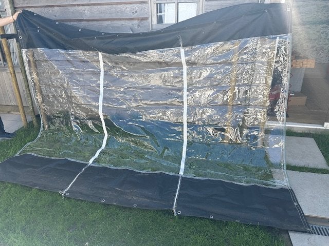 Veranda zeil, Tuin en Terras, Ophalen of Verzenden, Zo goed als nieuw, Veranda