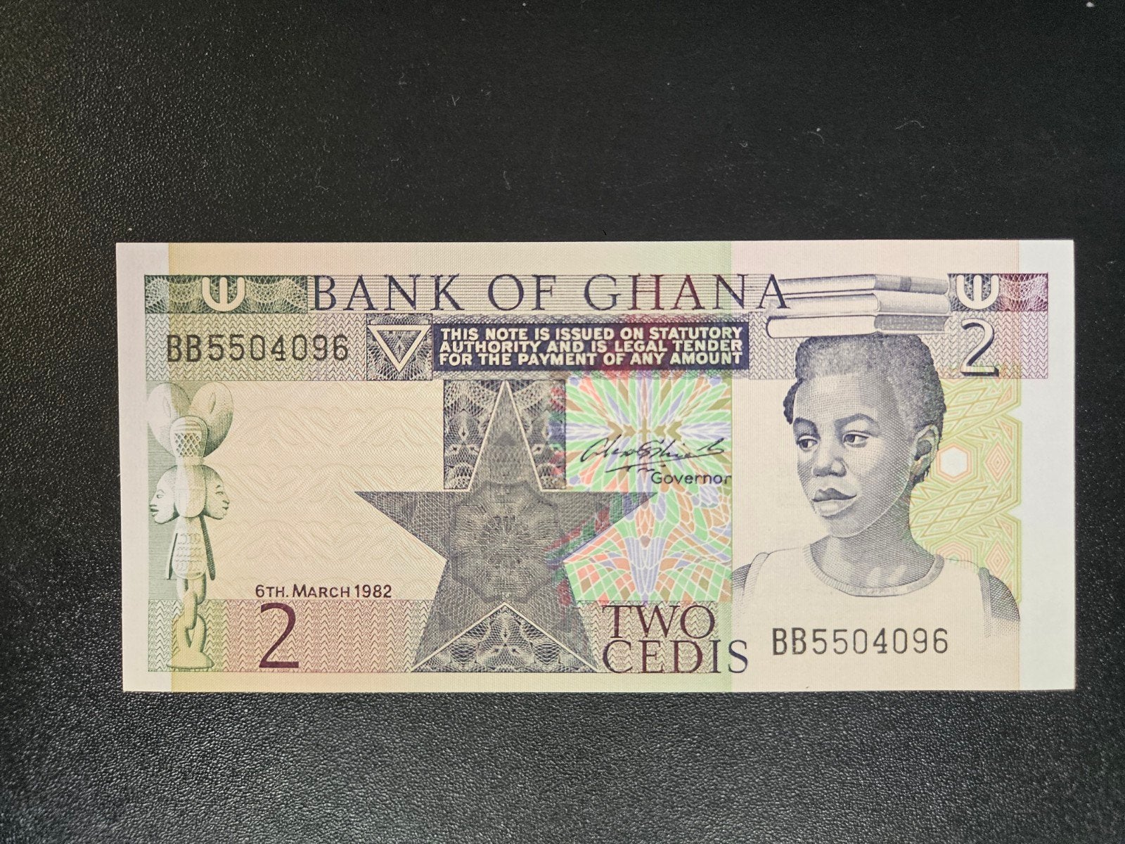 Ghana pick 18d 1982 UNC, Postzegels en Munten, Bankbiljetten | Afrika, Ophalen of Verzenden, Overige landen, Los biljet