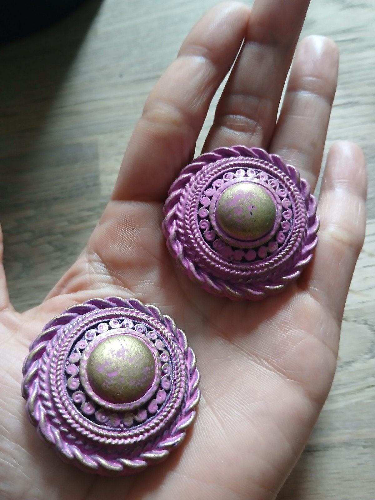 Vintage oorclips, Ophalen of Verzenden, Minder dan 4 cm, Zilver, Overige materialen