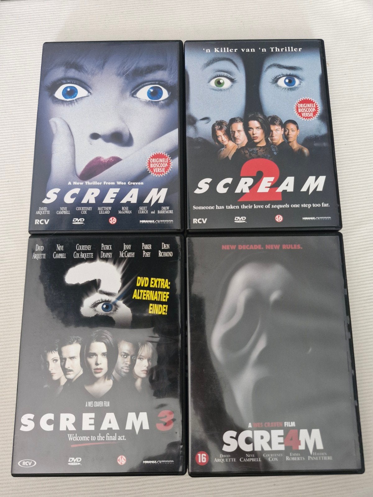 Scream set, Vanaf 16 jaar, Ophalen of Verzenden, Zo goed als nieuw, Slasher
