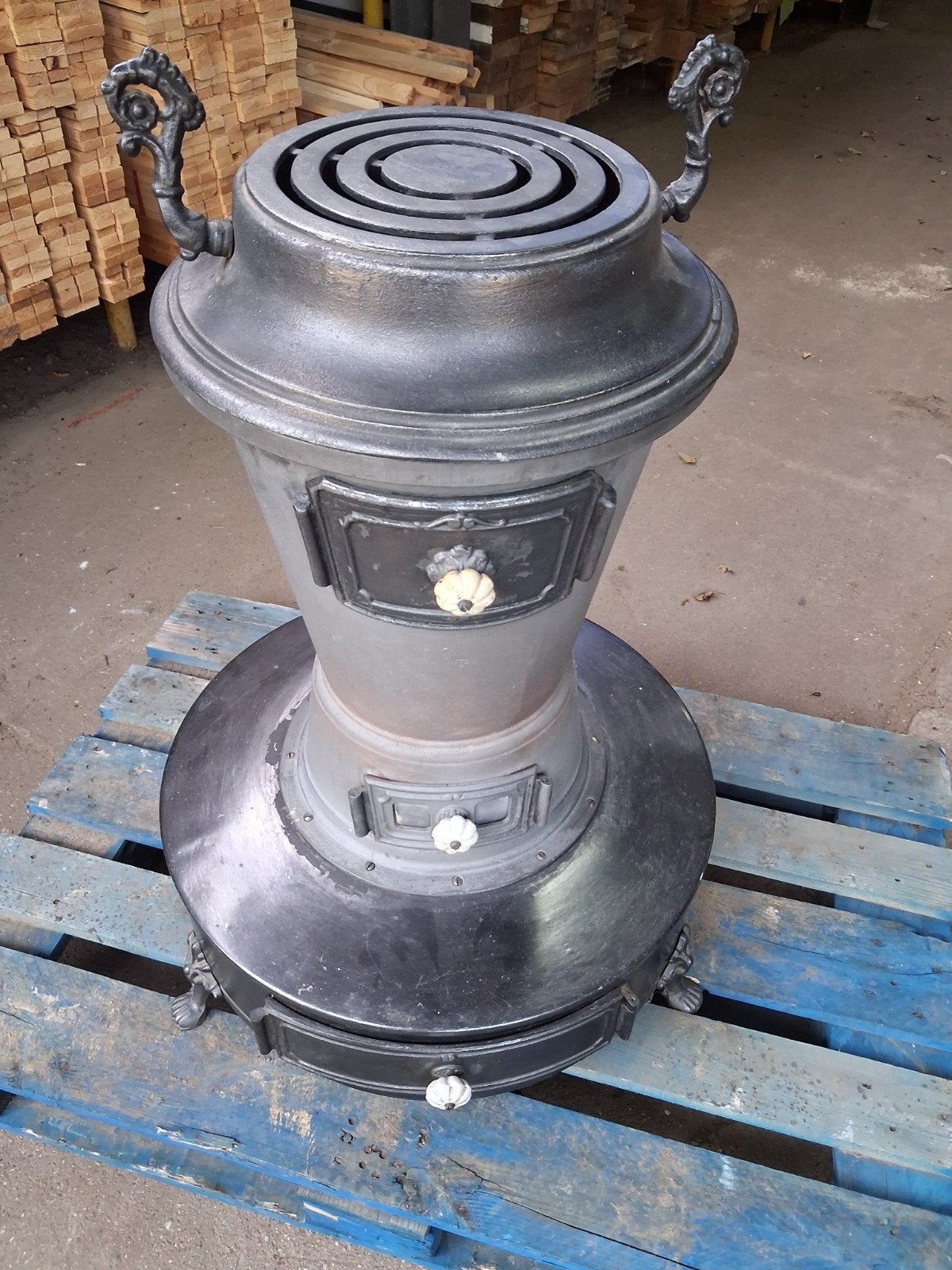 Oudhollandse potkachel op gas, Huis en Inrichting, Kachels, Ophalen of Verzenden, Gas, Gaskachel