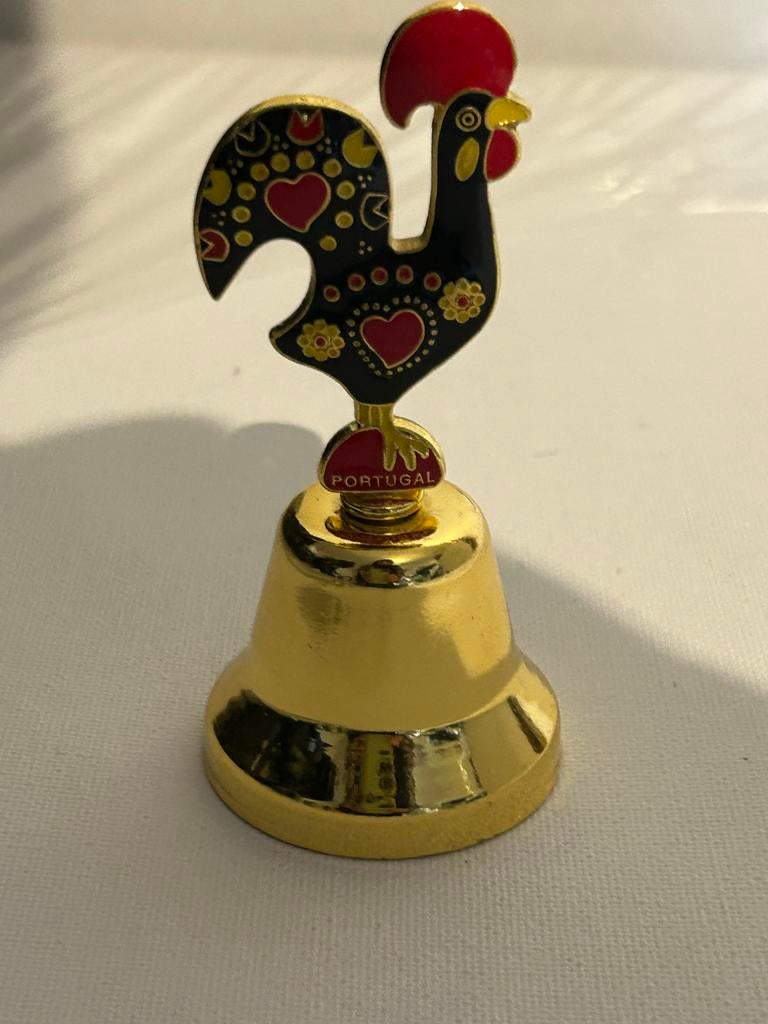 Portugese Haan van Barcelos bel - Souvenir Portugal, Meerkleurig, Overige stijlen, Nieuw, Ophalen of Verzenden