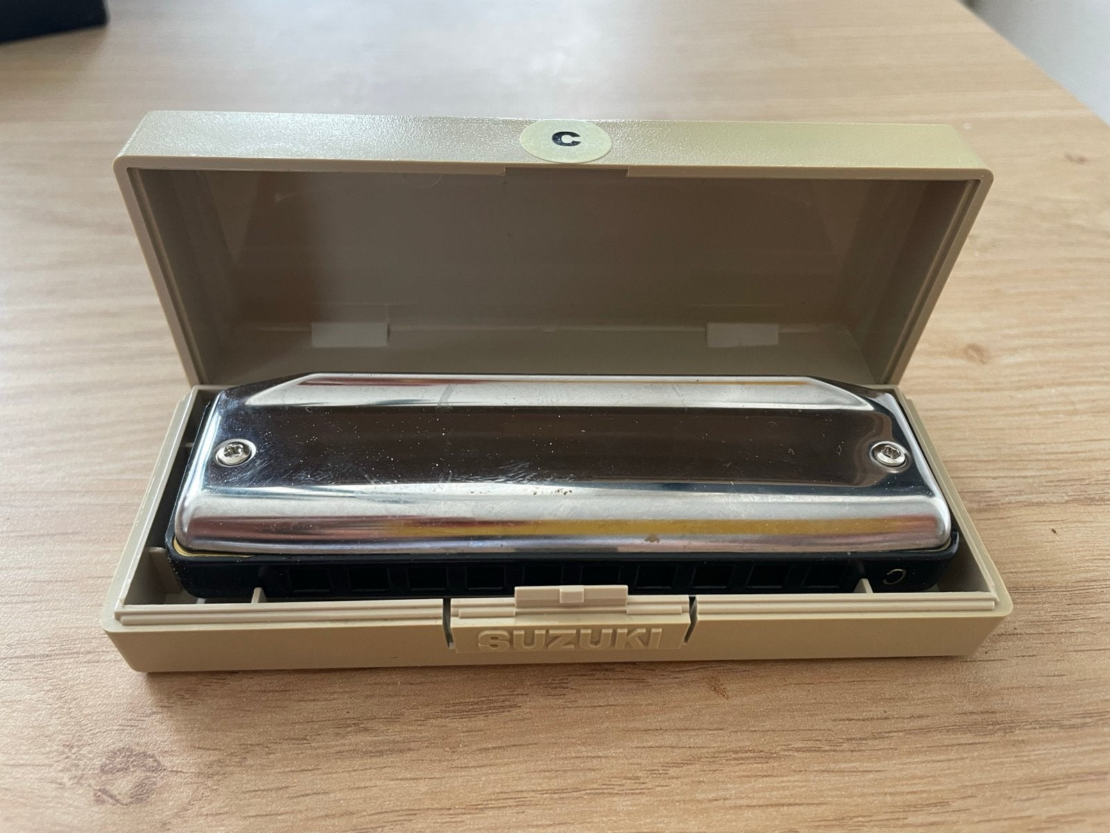 Suzuki Bluesmaster mondharmonica - C-toets, Ophalen of Verzenden, Zo goed als nieuw
