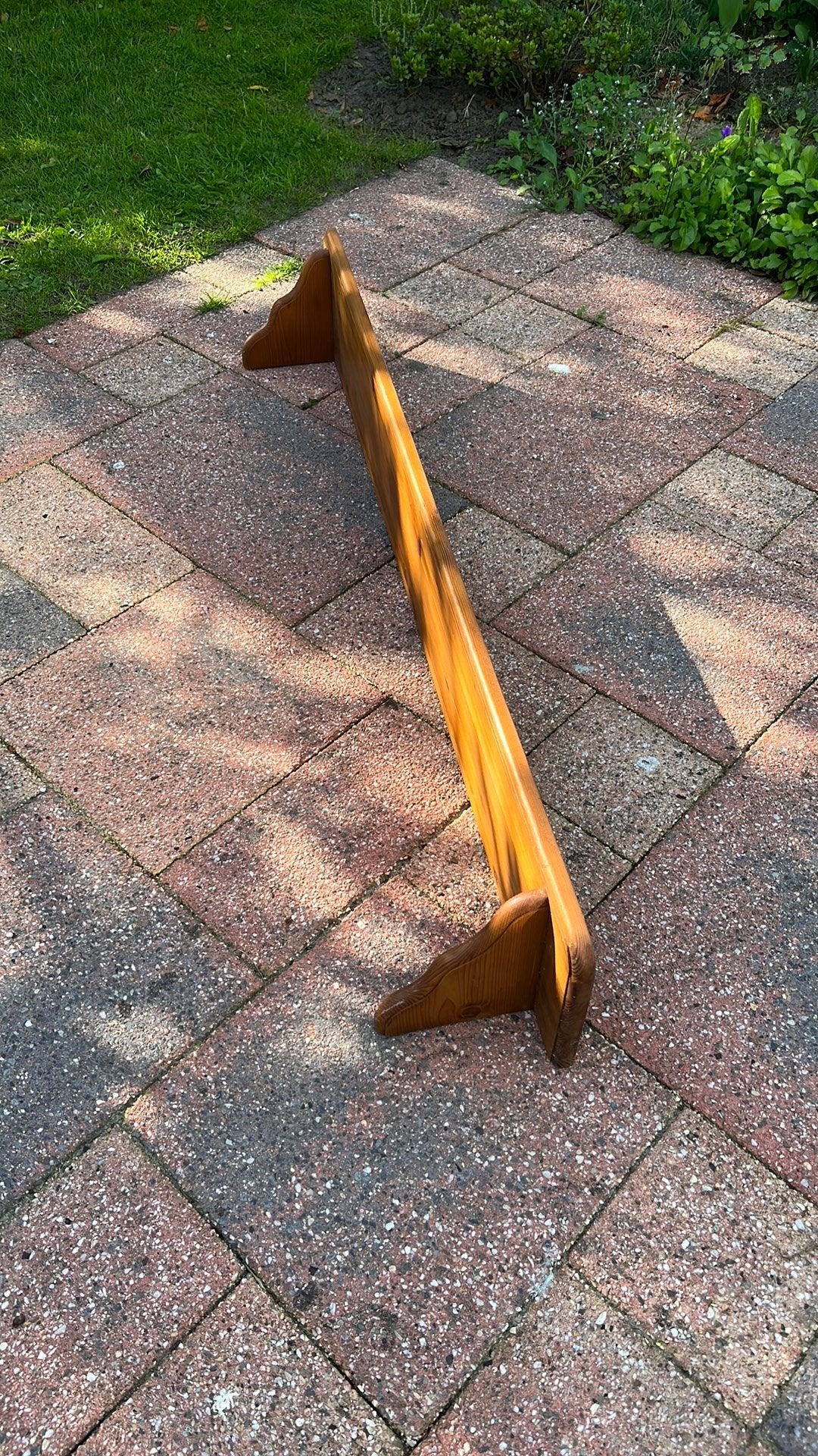 Grenen boekenplank lengte 150 cm, Huis en Inrichting, Woonaccessoires | Wandplanken en Boekenplanken, Ophalen, Gebruikt