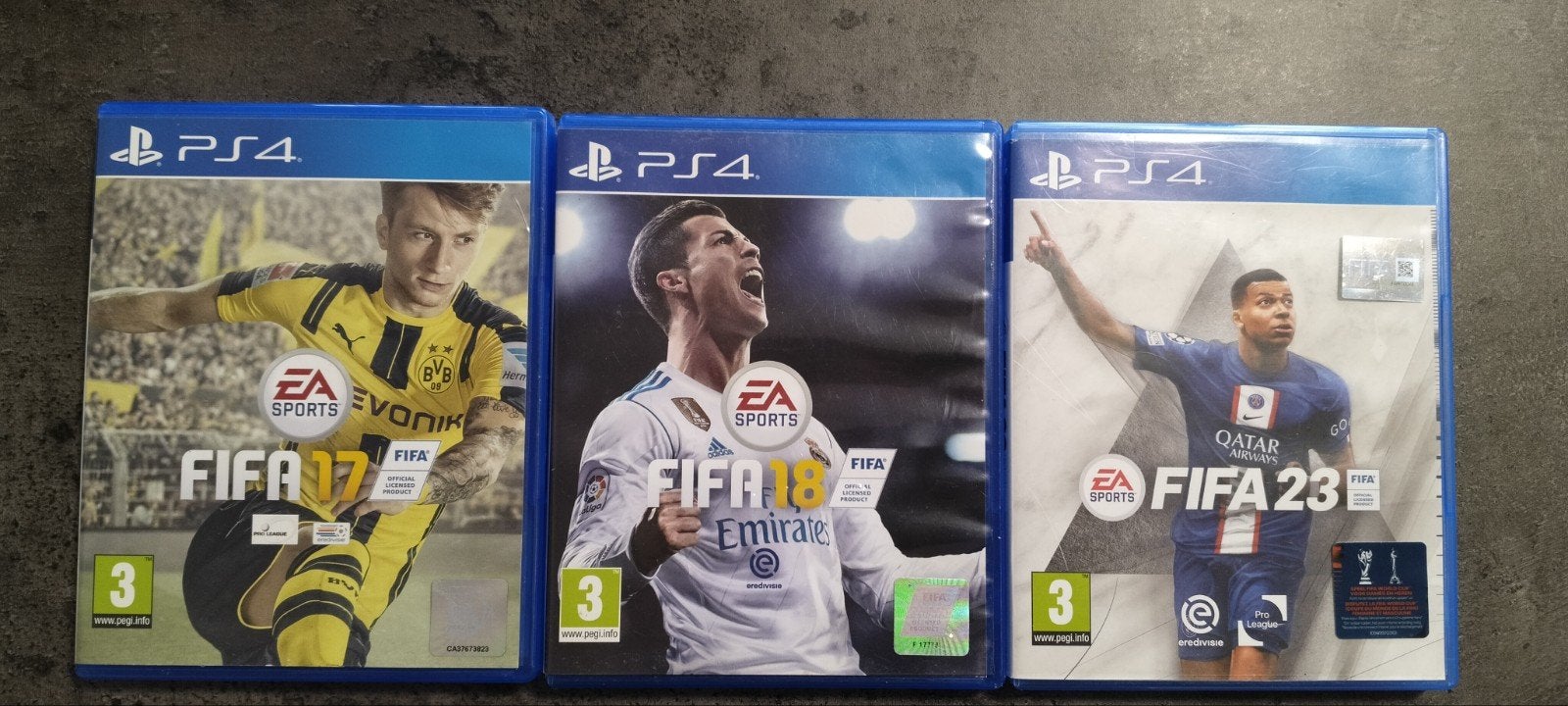 FIFA 17, FIFA 18 en FIFA 23 voor PS4 - Getest en Werkend, Online, Gebruikt, Ophalen of Verzenden, Simulatie