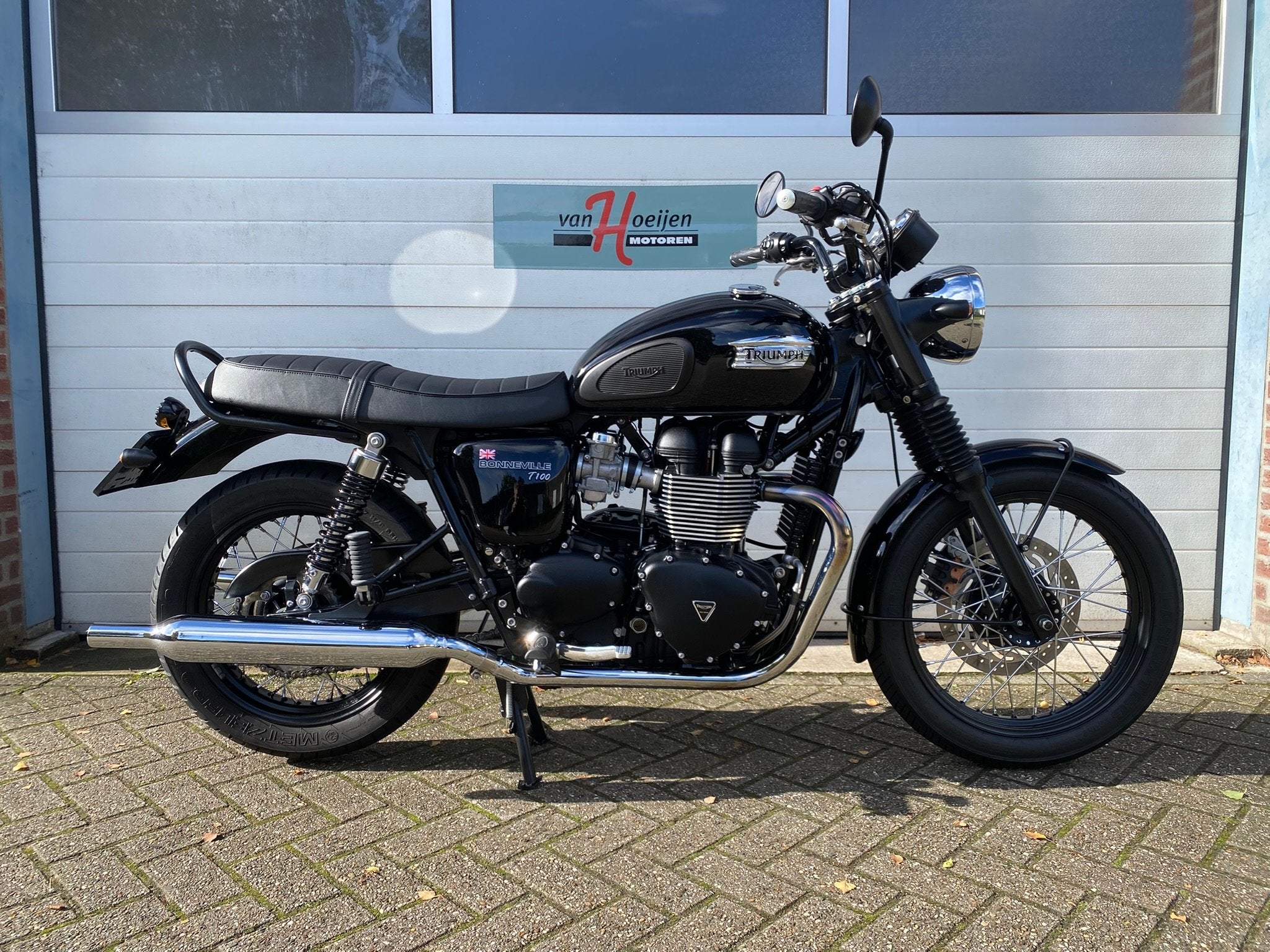 Triumph BONNEVILLE T100 8324KM! (bj 2015), Motoren, Sport, 865 cc, Gebruikt, Bedrijf