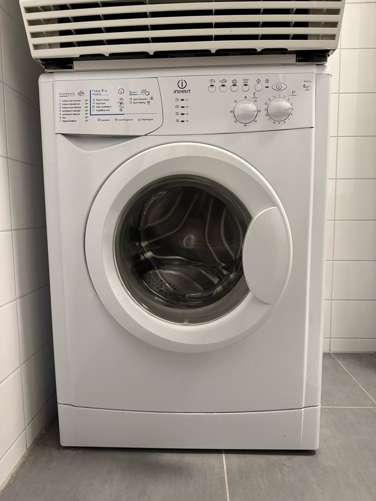 Indesit Wasmachine - Voorlader 6 kg, Ophalen, Gebruikt, Voorlader, Kort programma