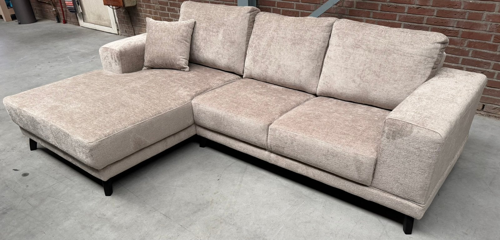 Loungebank., Ophalen, Hoekbank, Nieuw, Stof
