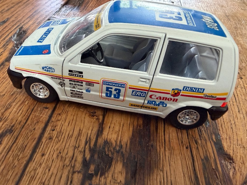 Fiat Cinquecento Rally Burago, Ophalen of Verzenden, Nieuw, Auto, Bburago