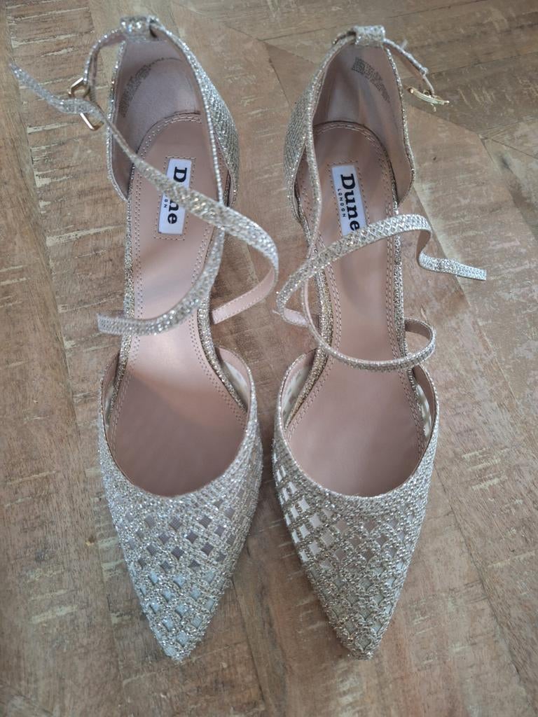 Dune London Glitter Pumps - Maat 39, Pumps, Overige kleuren, Ophalen of Verzenden, Zo goed als nieuw