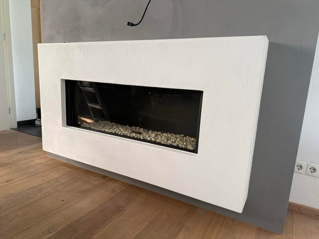 Moderne inbouw gashaard, Ophalen, Zo goed als nieuw, Inbouwhaard, Gashaard