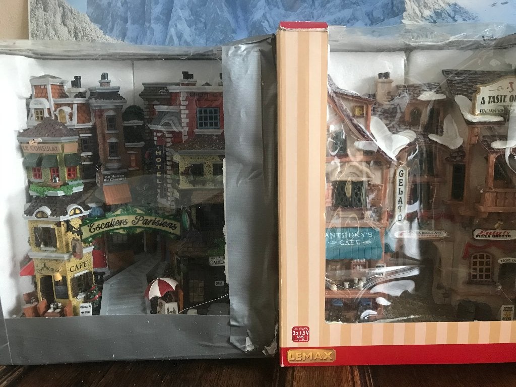 Kerstdorp, Ophalen, Gebruikt