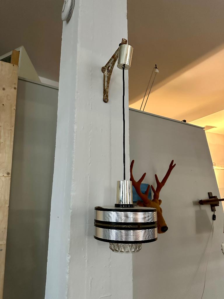 SALE: Space age hanglamp, vintage design lamp, Ophalen, Gebruikt, -, Glas